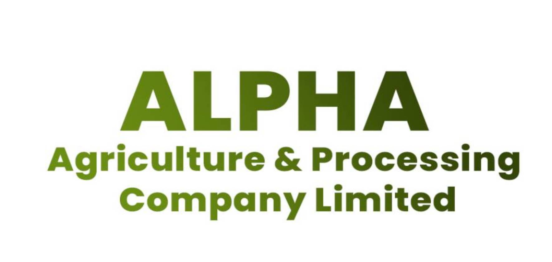 Alpha agricultural & Processing Company Limited Alpha agricultural & Processing Company Limited